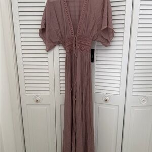 Lulu's Dusty Rose Blouse